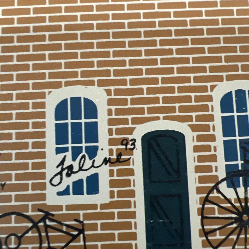 1988 The Cat's Meow Tradesman Series C.O. Wheel Company Street Sign 